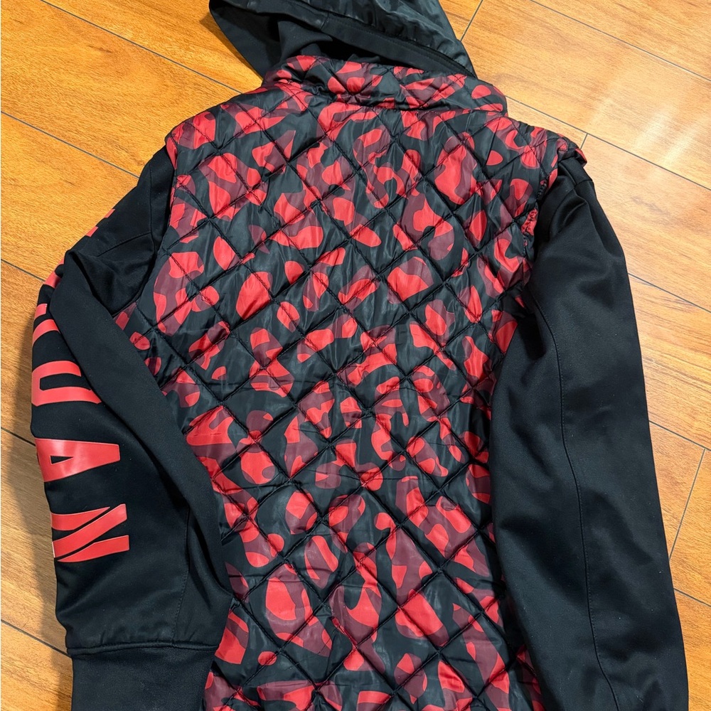 Jordan Red and Black Camo Jacket - Picture 4 of 4